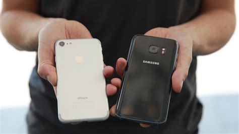 iphone 7 vs samsung galaxy s7 drop test|iPhone 7 vs Samsung Galaxy S7 comparison review.